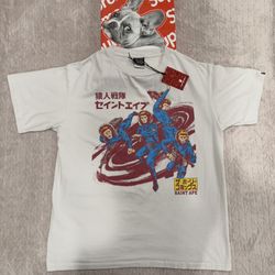 BAPE x Saint Mxxxxxx Squadron Tee “Vintage White” Sz XXL (SS23)
