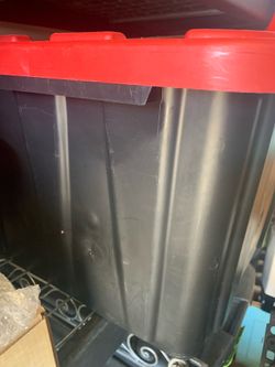 Heavy Duty Tough Tote Blk/Red Bins HDX 27G (8) Available