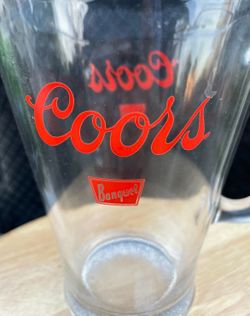 Coors Banquet Beer Pitcher – Heavy Glass