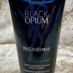Black Opium YSL Yves Saint Laurent Shimmering Moisture Fluid For Body 1.6 Fl. Oz. 50 Ml.
