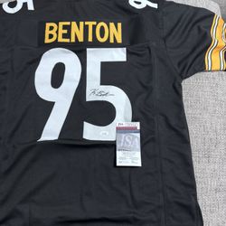 Keeanu Benton Signed Autographed Custom Jersey - JSA Coa - Pittsburgh Steelers