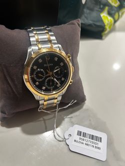 Bulova 98D178 Two-Tone Chronograph Watch