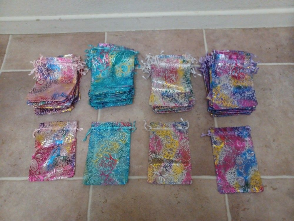 Qty 80 Decorative Pouches