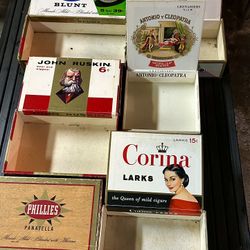 Cigar Boxes Lot (14 Boxes)