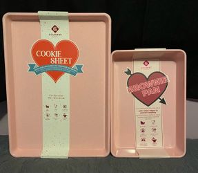Gourmet Kitchen Cookie Sheet and Brownie Pan Set