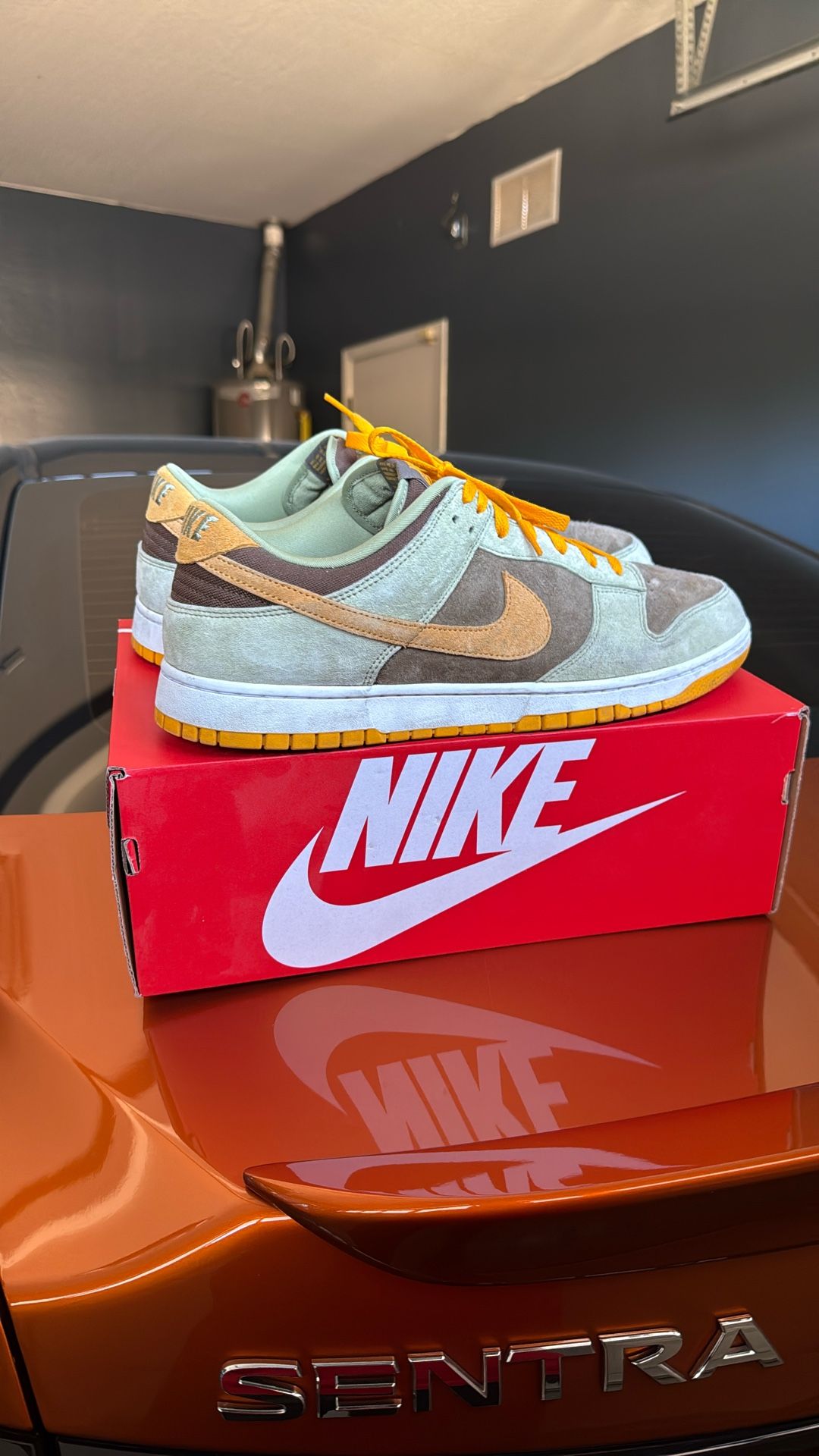 Nike dusty olive dunks