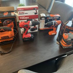 Tools  JiggSaw ,drill AND MORE