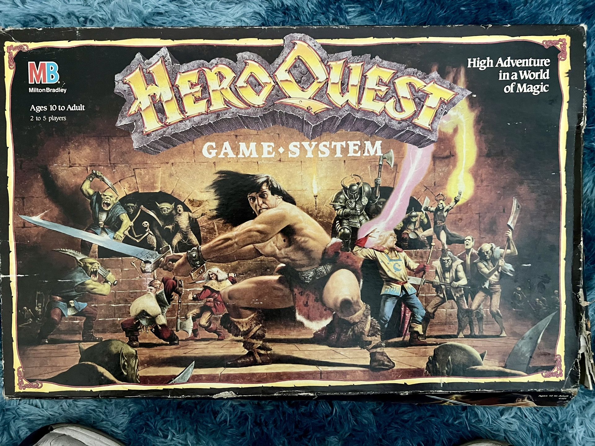 HERO QUEST BOARD GAME SYSTEM VINTAGE! 1990