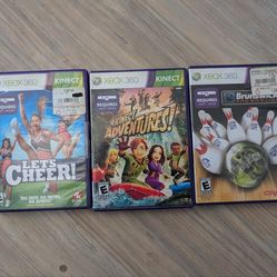 Xbox 360 Kinect game lot
