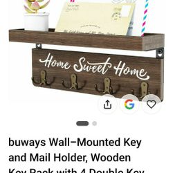 Key Holder With Shelf 