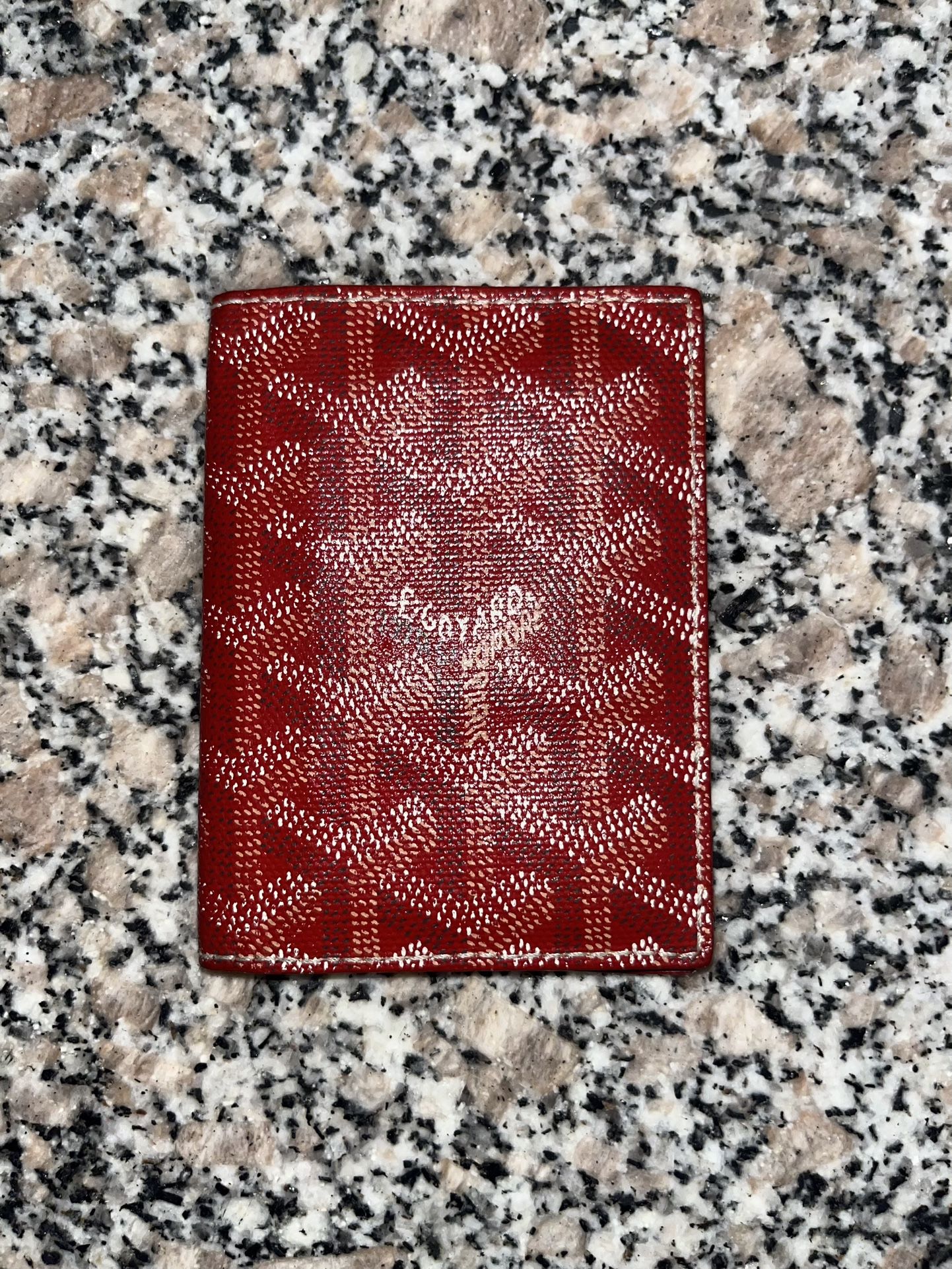 Goyard Saint Marc Card Holder Red