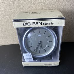 Alarm Clock Keywound Big Ben Weatclox New In Box