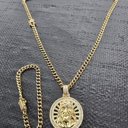 I Deliver I Ship 14k Gold Plated  Set