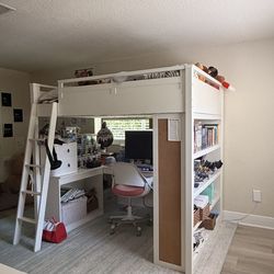 Pottery barn sleep & sturdy loft bed