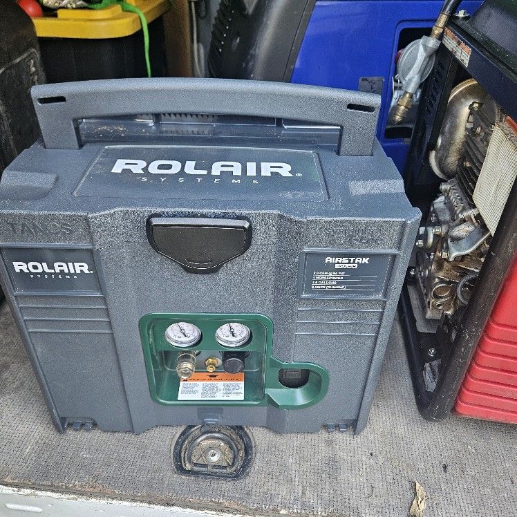 Rolair Air-Stak Compressor , Rare - Used And In Great Working Order Fits With Festools Big Truck Prices Firm No Offers Rare, Bt1,1