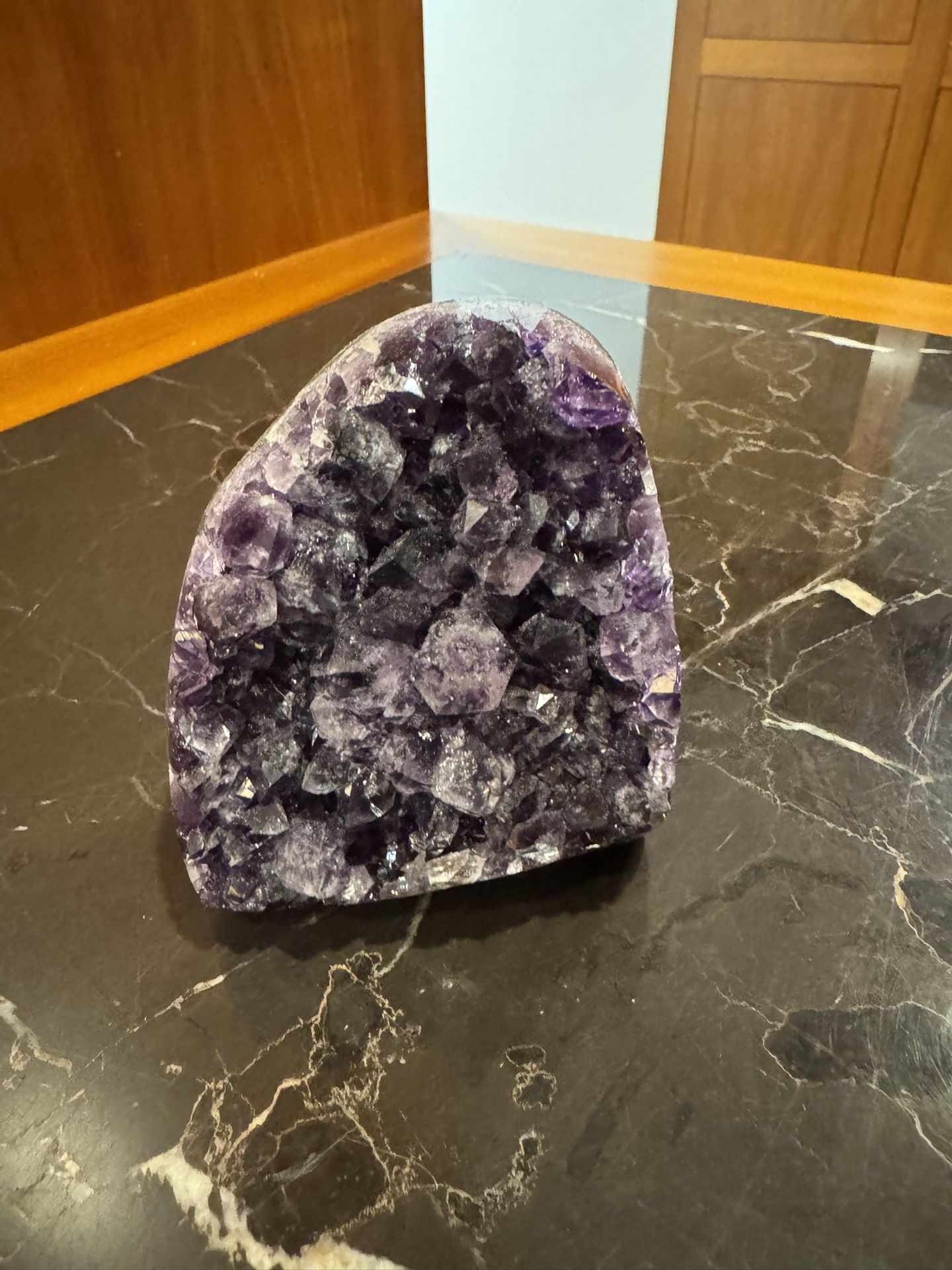 Amethyst Crystal Clusters 3 X 3 Deep Purple