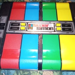 Vintage Milton Bradley Super Simon Game
