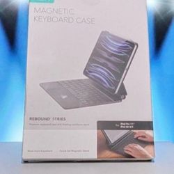 ESR Case for iPad Air 11 Inch with Keyboard (M2, 2024) and iPad Pro 11/Air 5th/4th Generation, Easy Setup Magnetic Stand