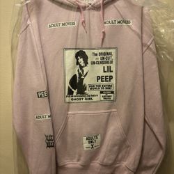 Lil Peep Alien Body Peep Show Hoodie (M) (Vintage) Pink 