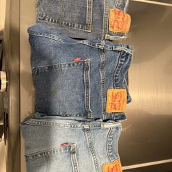 Men’s Levi’s Jeans 512 W36 L32 Three Pairs