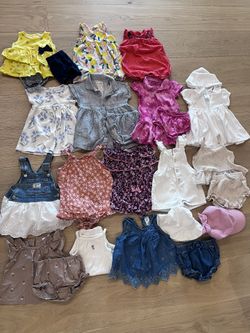 baby girl 9-12 months summer clothes (Zara, Carter’s, Ralph Lauren, h&m and more)