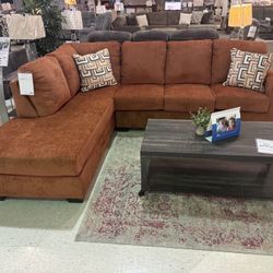 [OM] 🟪 Only $45 initial then take it home 🏡 Brand New  2 Piece Sectional With Chaise 