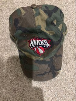 Knicks Hat with Budweiser Log on back - New