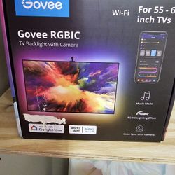 BRAND NEW*IN BOX*Gover RGBIC TV Backlight With Camera
