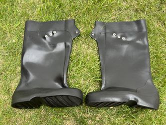 waterproof rubber overboots size 7