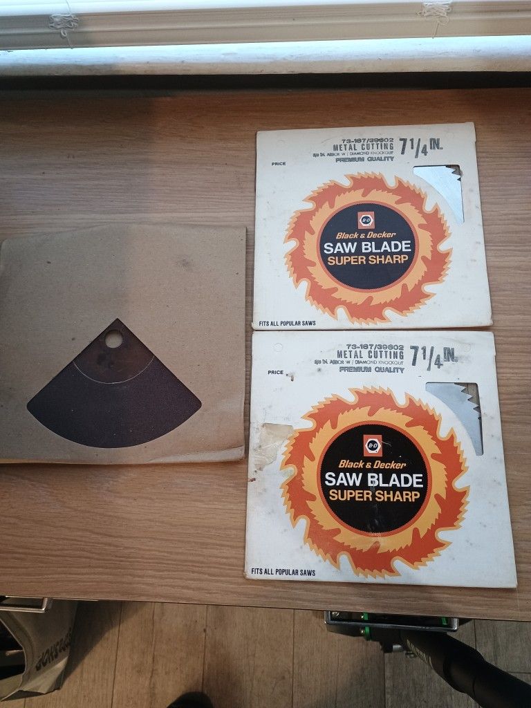 Brand New 7 1/4 Inch Metal Cutting Saw Blades