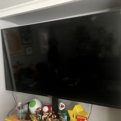 65” Smart TV and stand