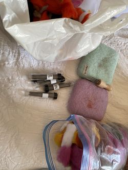 Wool Needle felting Supplies And Book