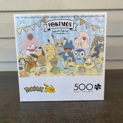 Buffalo Games 500-Piece Pokemon Cafe Adult Interlocking Jigsaw Puzzle
