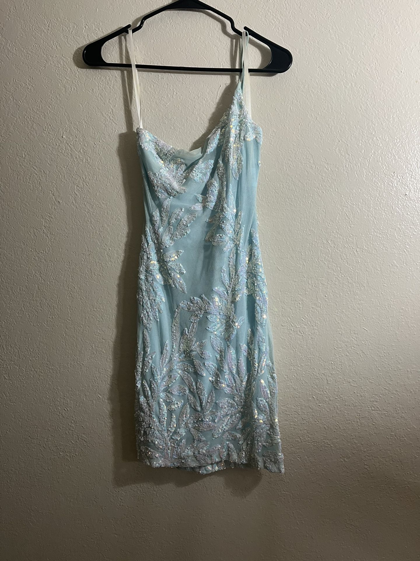 Windsor Blue Sequin Dress (Small)