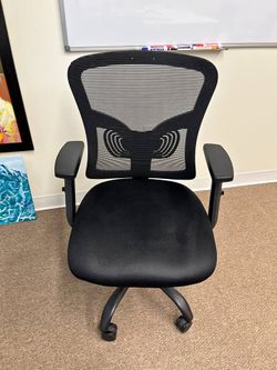 NOBLEWELL Ergonomic Office Chair — Padded Lumbar, Rocking Tilt