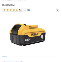 Dewalt 5ah Battery