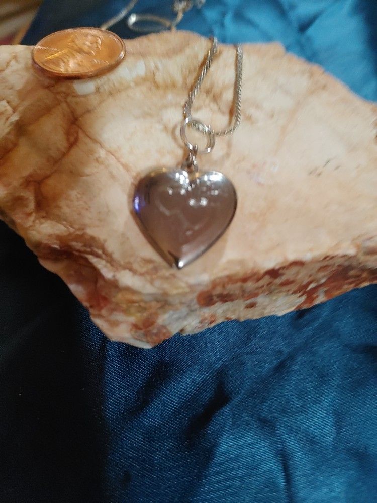 Silver Heart Locket