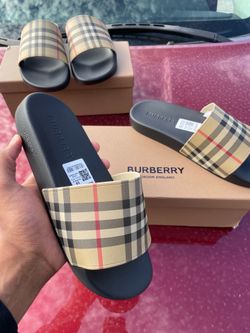 Burberry slides