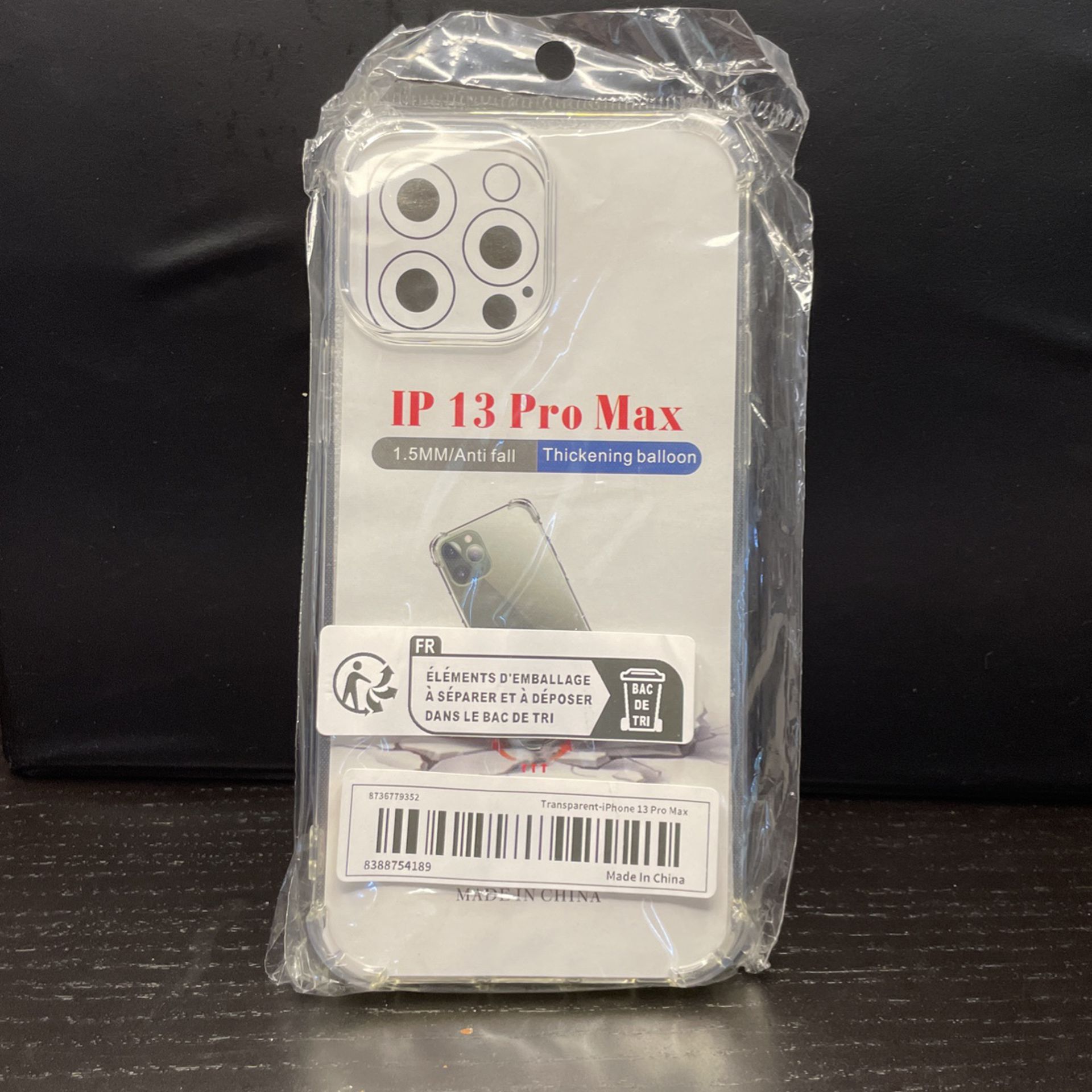 iPhone 13 Pro Max Clear gel case 