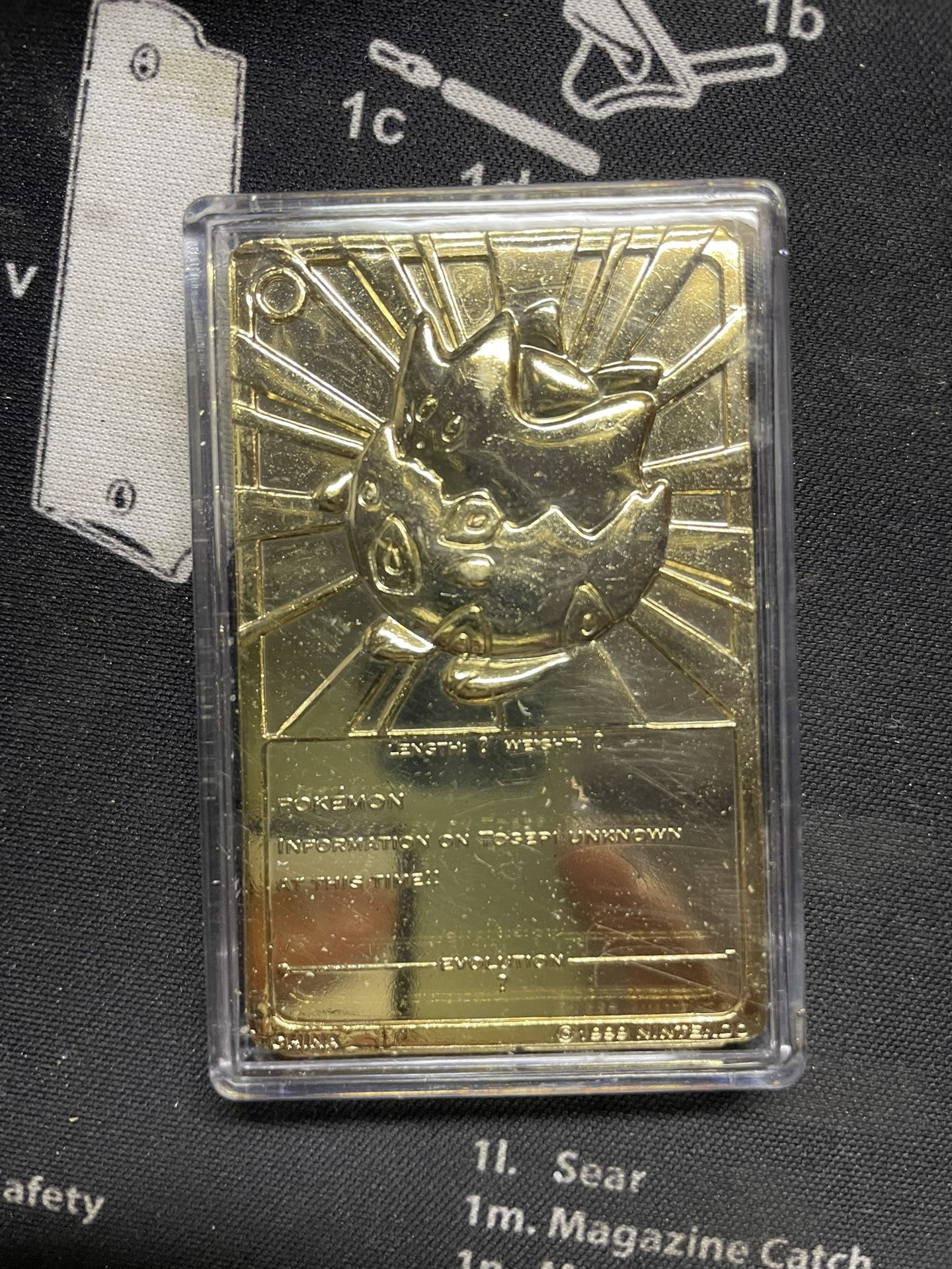 23 karat gold plated pokemon trading card 23k for sale Complete Set of 6 Burger