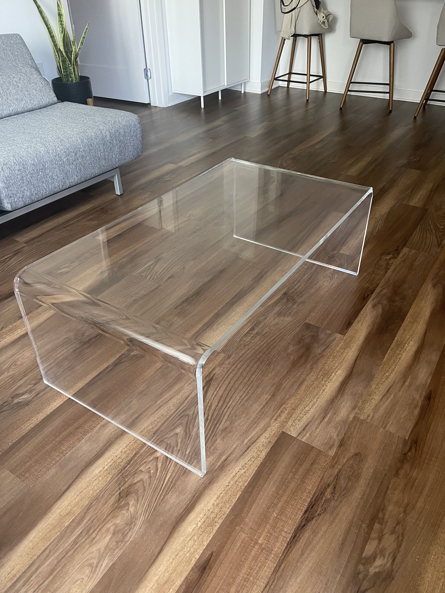CB2 Acrylic table