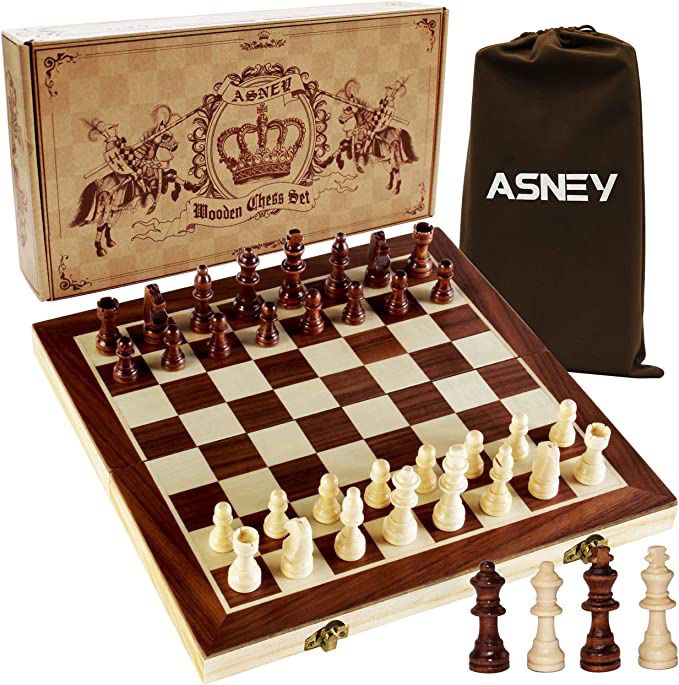 15" Tournament Staunton Wooden Chess Board Game Set 