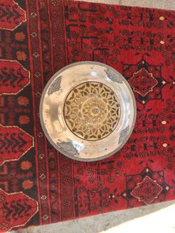 Antique silver bowl