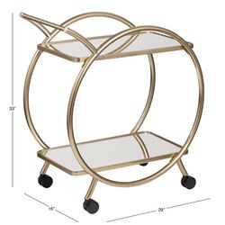 Gold Bar Cart-World Market
