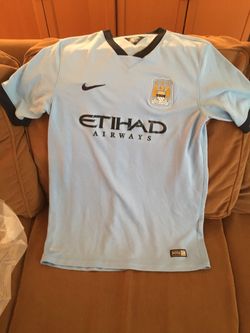 Authentic MCFC Jersey- Youth XL