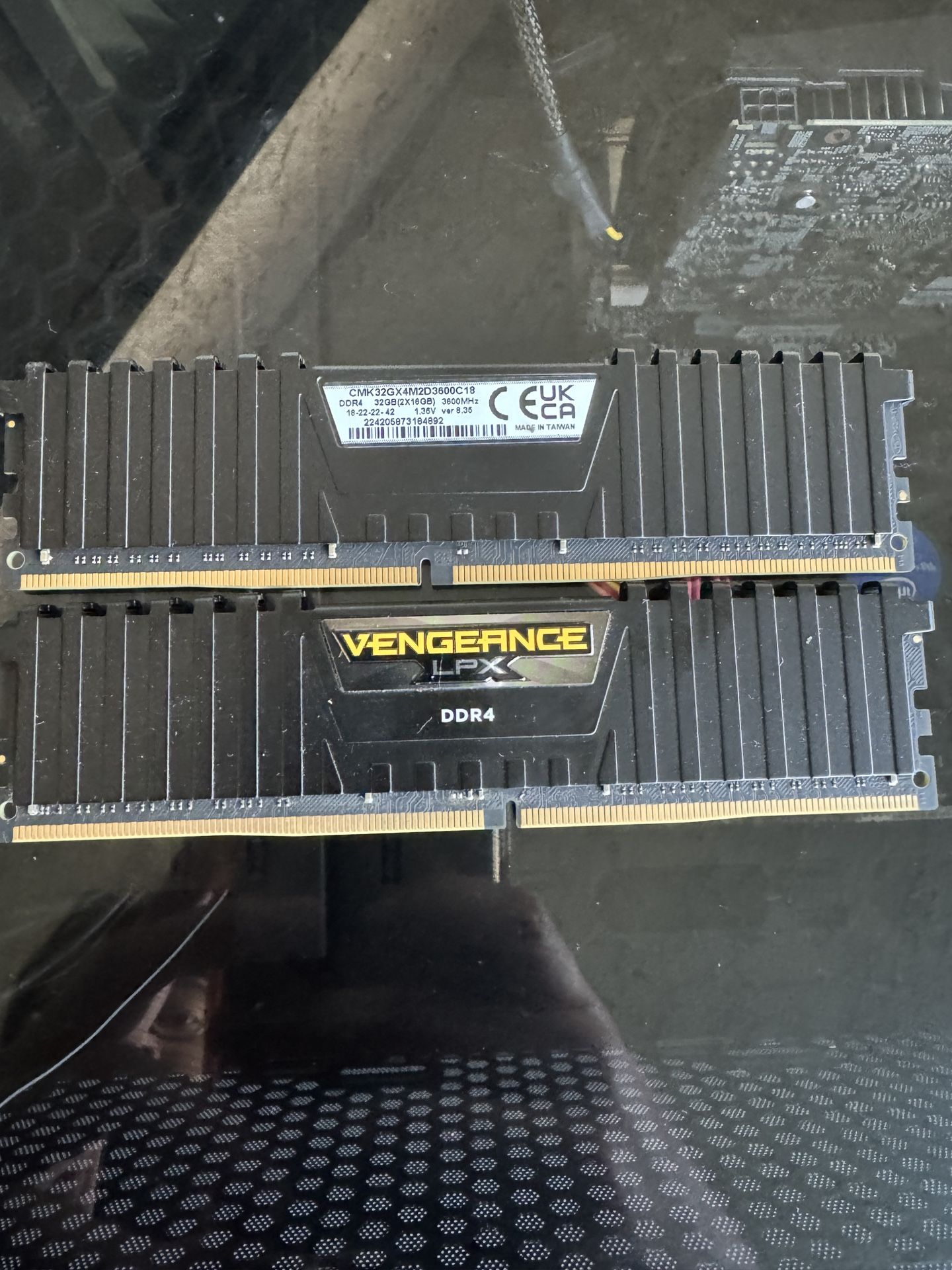Corsair vengeance DDR4 Ram 3600 32gb
