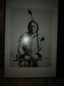 Two black and white Native sketches.