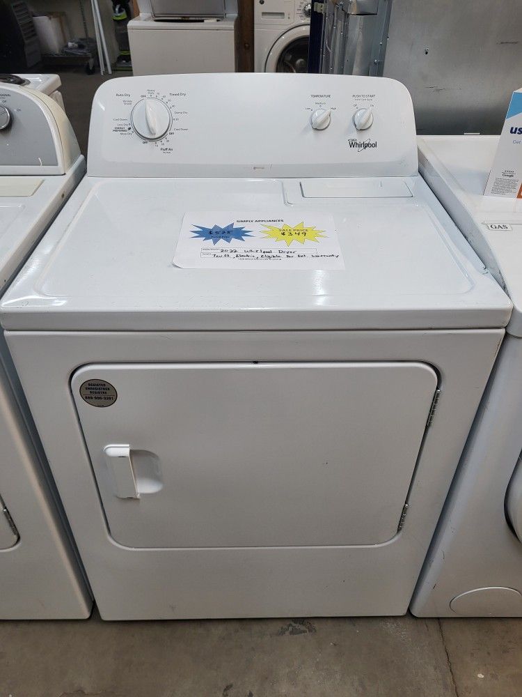💘Valentine's Day Sale! 2022 Whirlpool Electric Dryer-Warranty Included