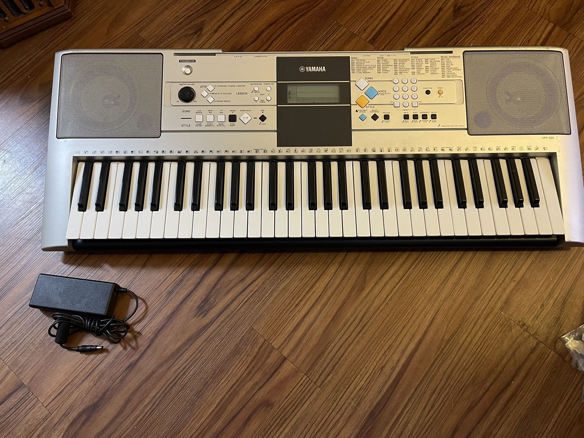 Yamaha Keyboard 61 Key With AC Adapter In Working Condition, (Note: Battery Compartment Not Working) $50 Firm On Price