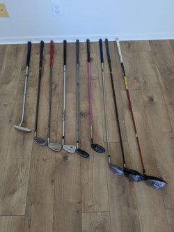 Golf Clubs – Drivers $10, Irons & Putter $5 Each or $50 for All